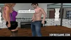 تشغيل هذا الرجل هو إحساس باللمس لدى جاره الكبير