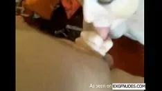 Redare Punk rocker gf suge ins sashay și devine nervul facialised pe webcam