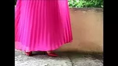 Abspielen Chiffon vor Freude gekräuselt sein